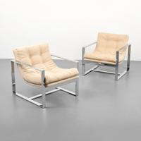 Pair of Lounge Chairs Attributed to Milo Baughman - Sold for $1,375 on 11-09-2019 (Lot 491).jpg